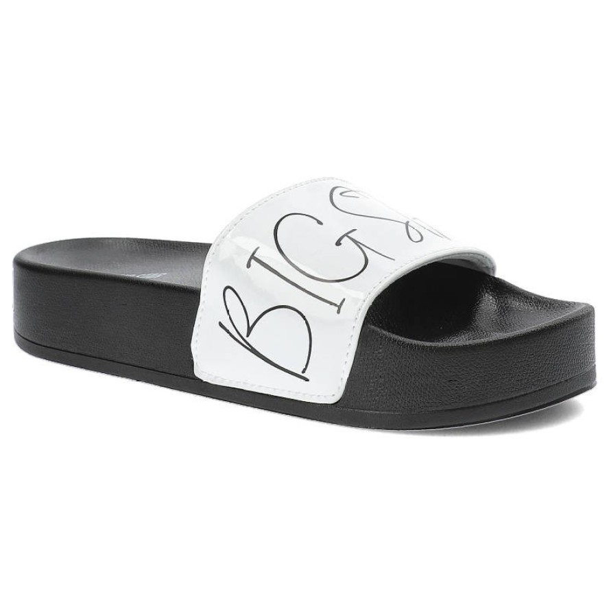 Białe Klapki Big Star Modne Buty Na Lato