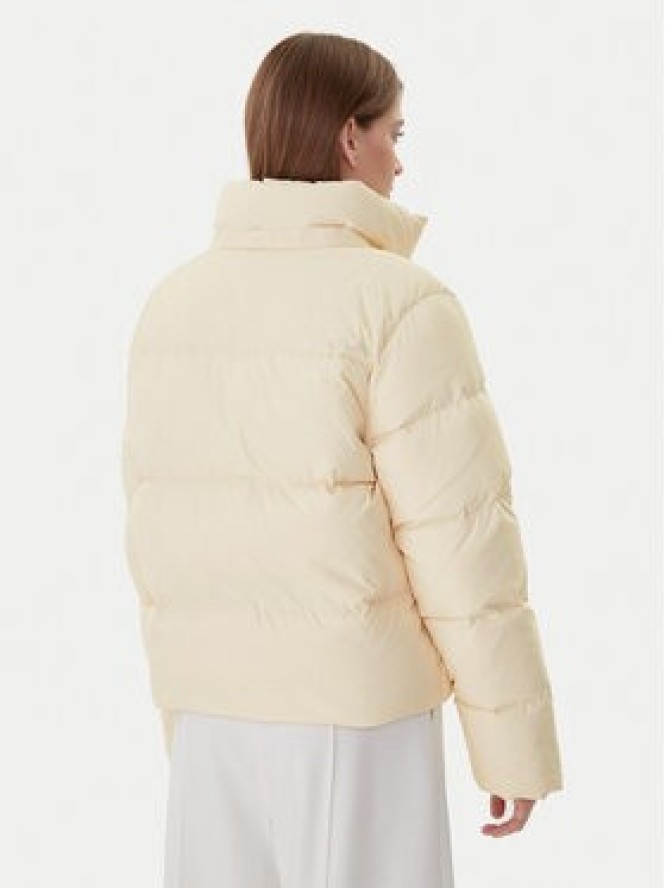 Lacoste Kurtka puchowa BF3262 Écru Relaxed Fit