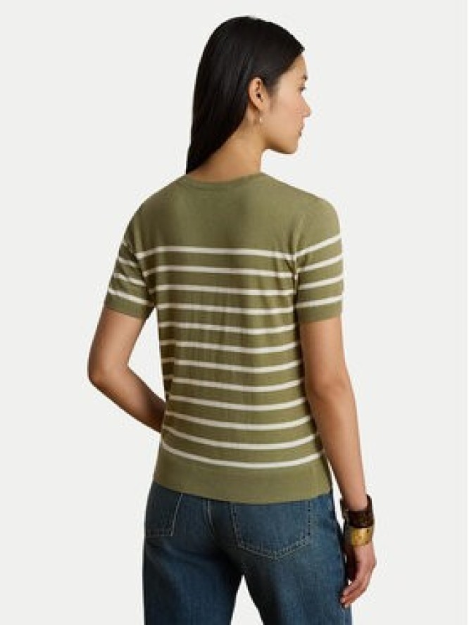 LAUREN RALPH LAUREN T-Shirt Eyelah 200P13973001 Zielony Regular Fit