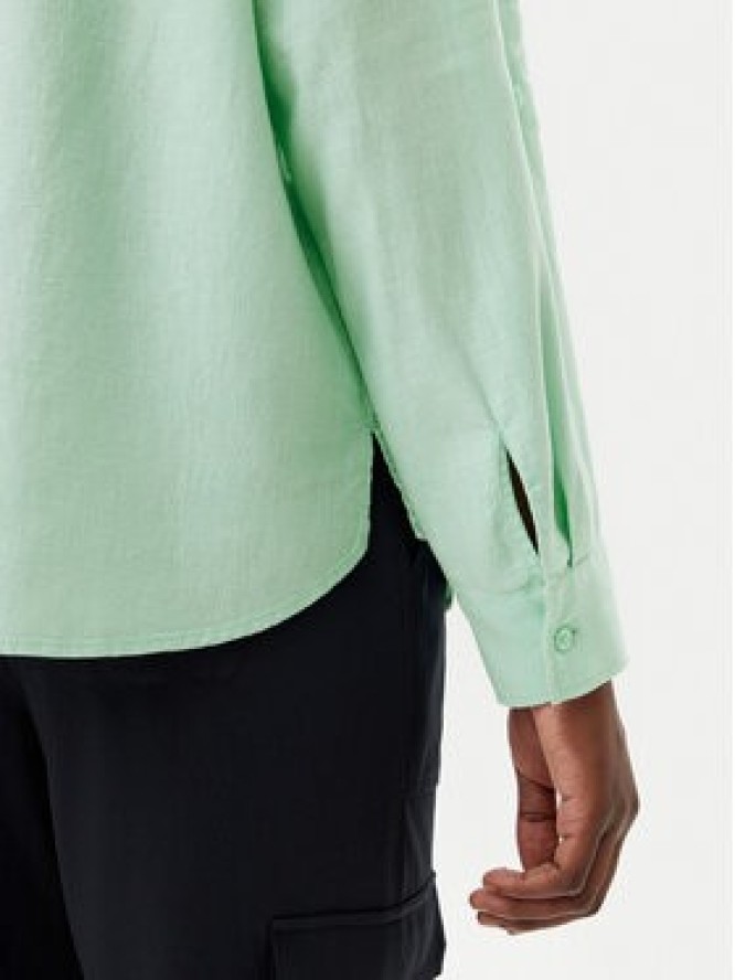 Olsen Koszula 12002119 Zielony Regular Fit