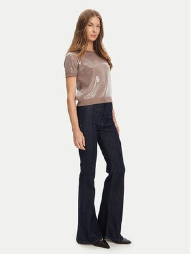 Guess Sweter W5YR21 Z3E70 Brązowy Regular Fit