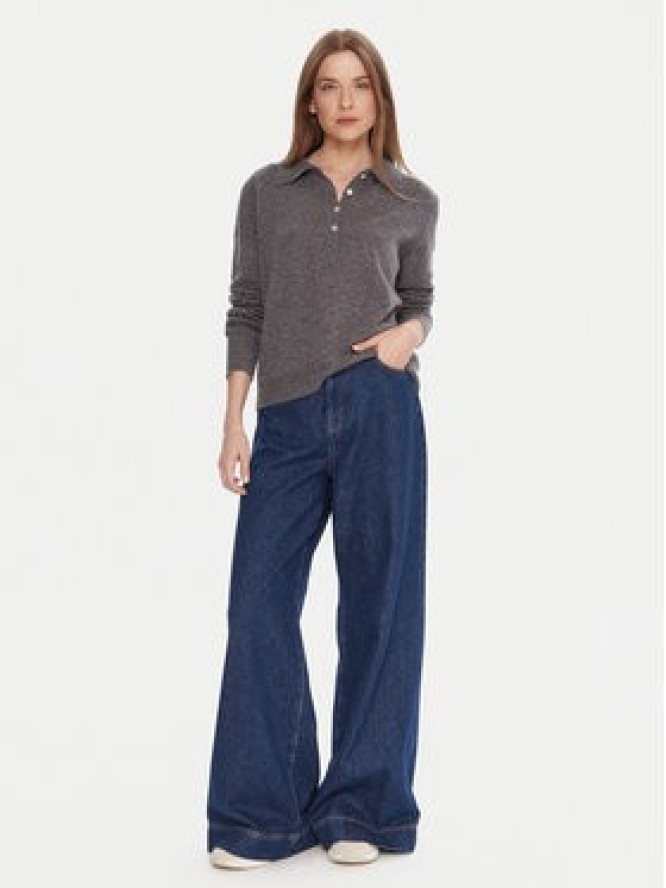 Kontatto Sweter 3M0977C Szary Regular Fit