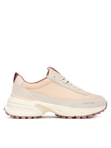 Calvin Klein Sneakersy Hike Runner Mg Nylon Mix YW0YW02075 Różowy