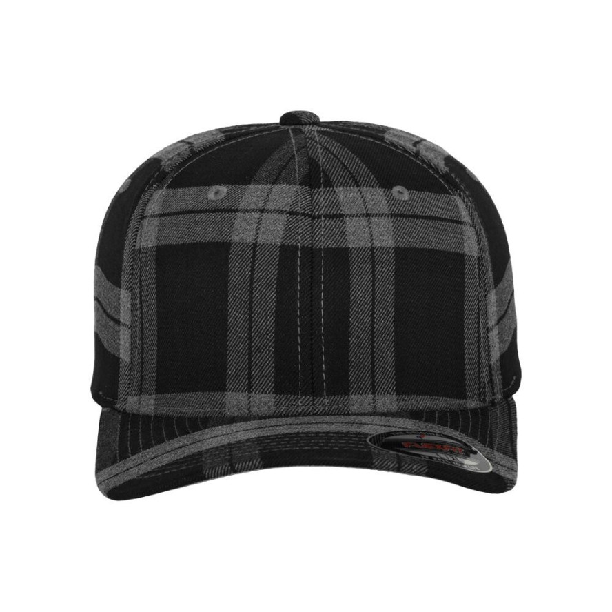 Czapka Flexfit tartan plaid