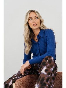 &Co Woman Bluzka "Lotte" w kolorze niebieskim rozmiar: 3XL