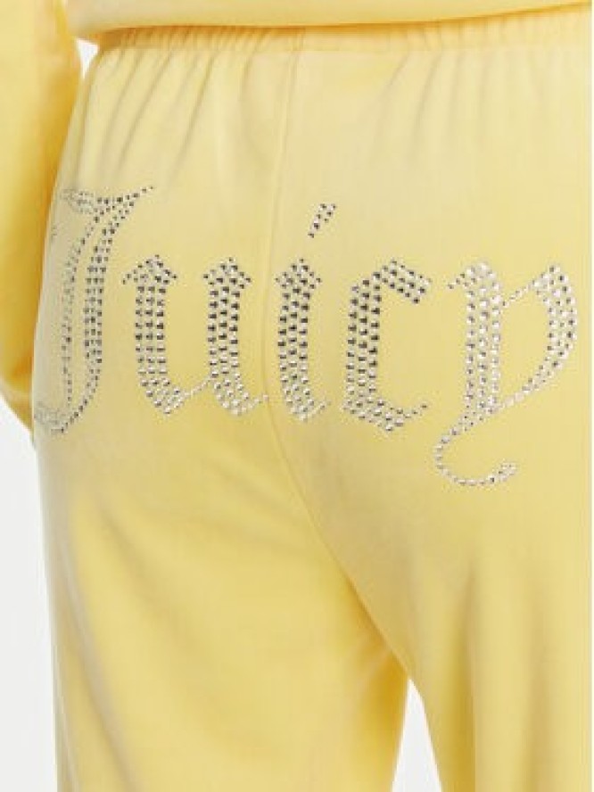 Juicy Couture Spodnie dresowe Tina JCAPW045 Żółty Regular Fit