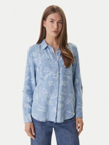 DKNY Koszula DJ6W2017 Błękitny Regular Fit