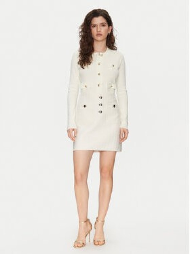 Morgan Spódnica mini 251-JABI Écru Slim Fit