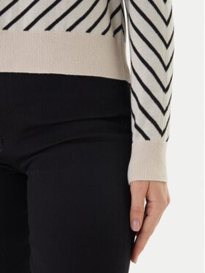 Vero Moda Sweter Capricorn 10331893 Beżowy Regular Fit