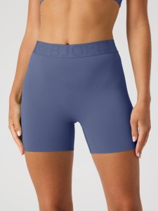 BORG SHORT TIGHTS z przetworzonego poliamidu dla kobiet – NIGHTSHADOW BLUE