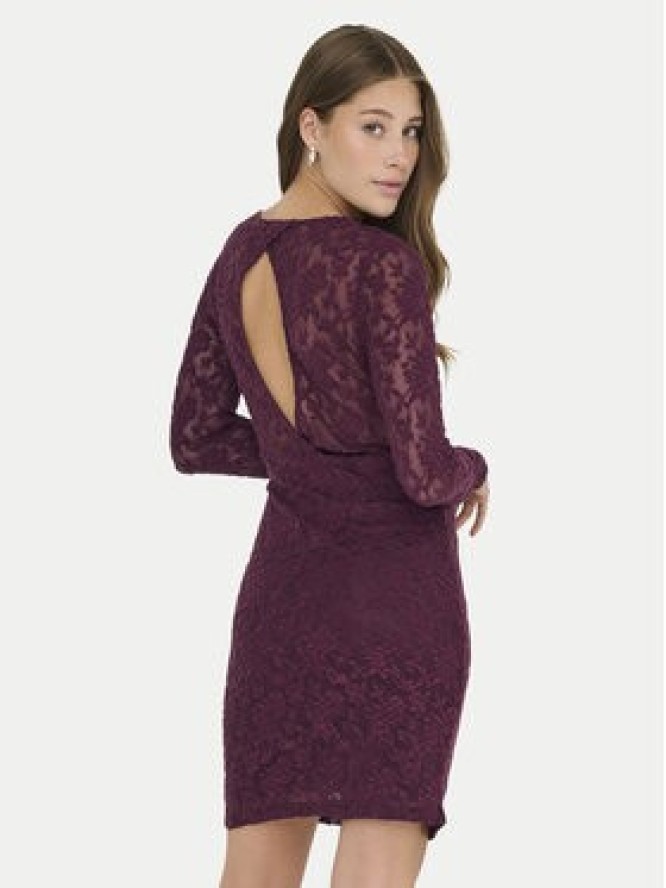 ONLY Sukienka koktajlowa Blaise 15356156 Fioletowy Slim Fit