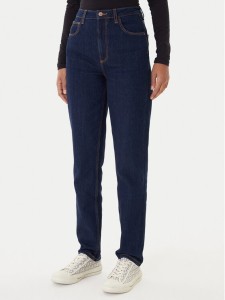 Guess Jeansy W2YA21 D4NH4 Granatowy Tapered Leg