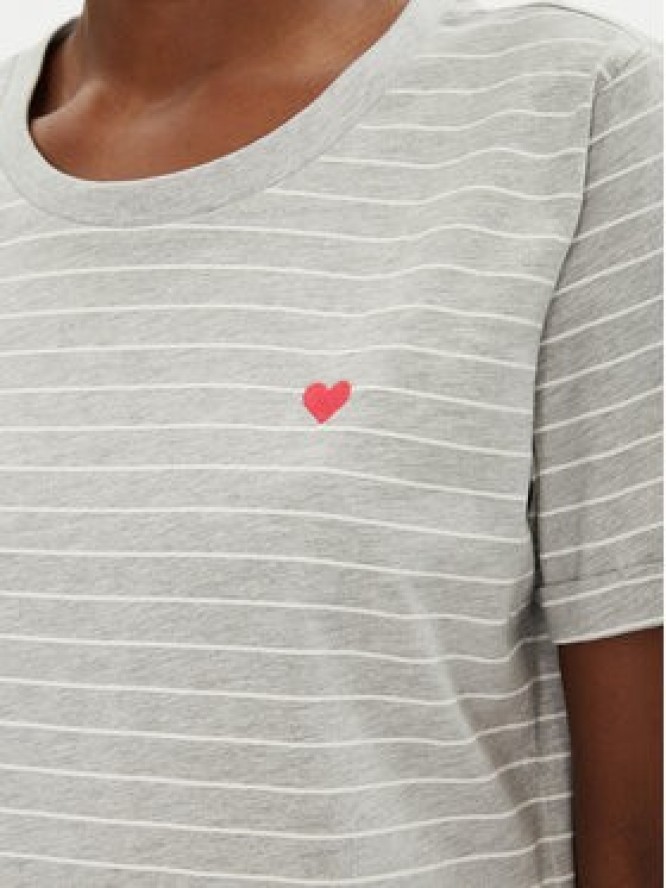 Fransa T-Shirt 20615521 Szary Regular Fit