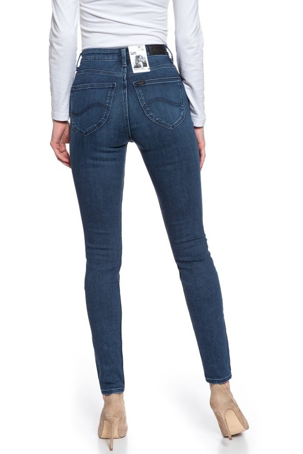 SPODNIE DAMSKIE LEE SCARLETT HIGH SITKA WORN IN L626LSJQ 112114252