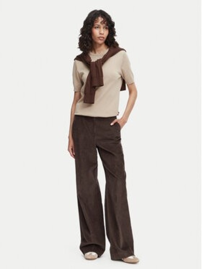 Beverly Hills Polo Club Bluzka P-SS26W-M6564-0132 Beżowy Regular Fit