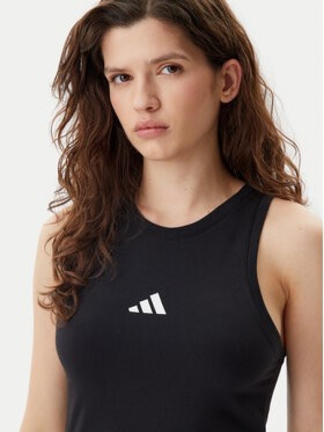 adidas Sukienka codzienna Future Icons Small Logo JE0199 Czarny Slim Fit