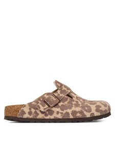 Birkenstock Klapki Boston Print 1033324 Brązowy