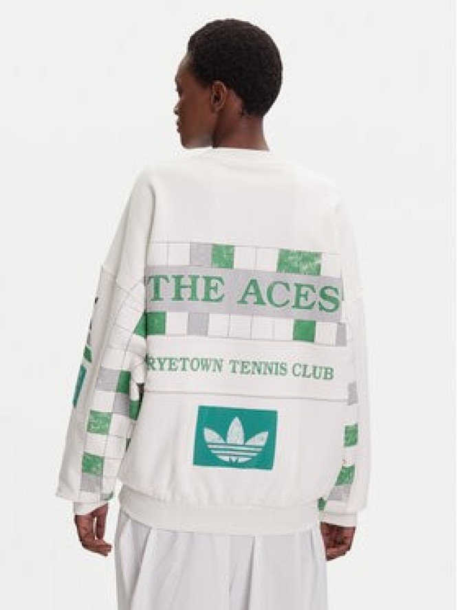 adidas Bluza Archive Court JW0149 Biały Oversize