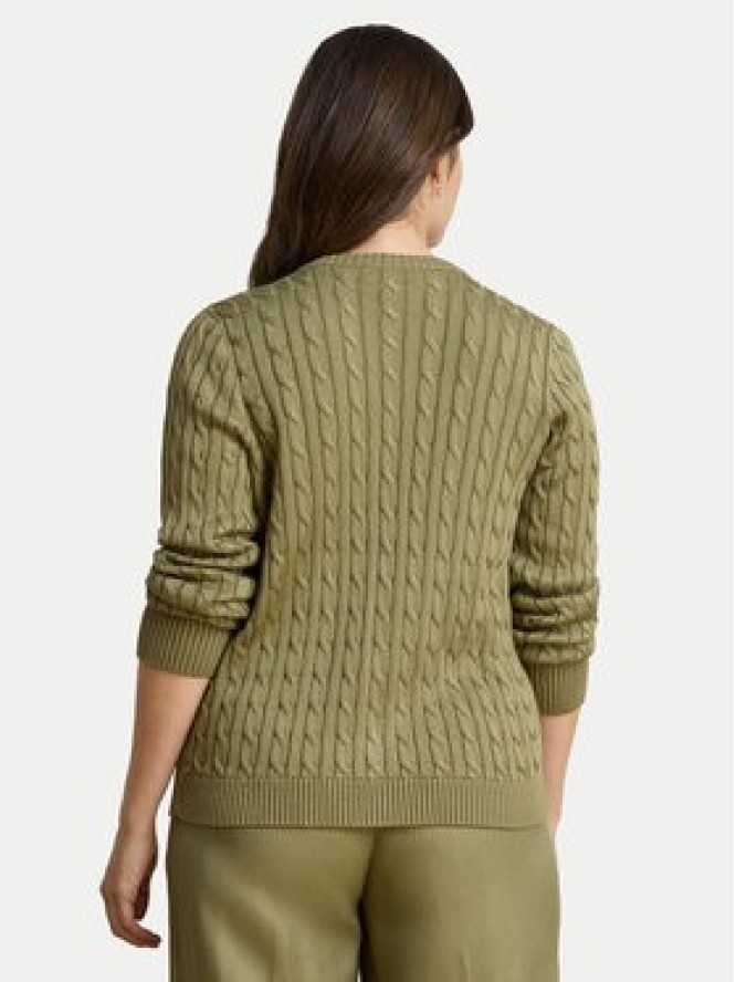 LAUREN RALPH LAUREN Kardigan Cable 200P14040500 Zielony Regular Fit