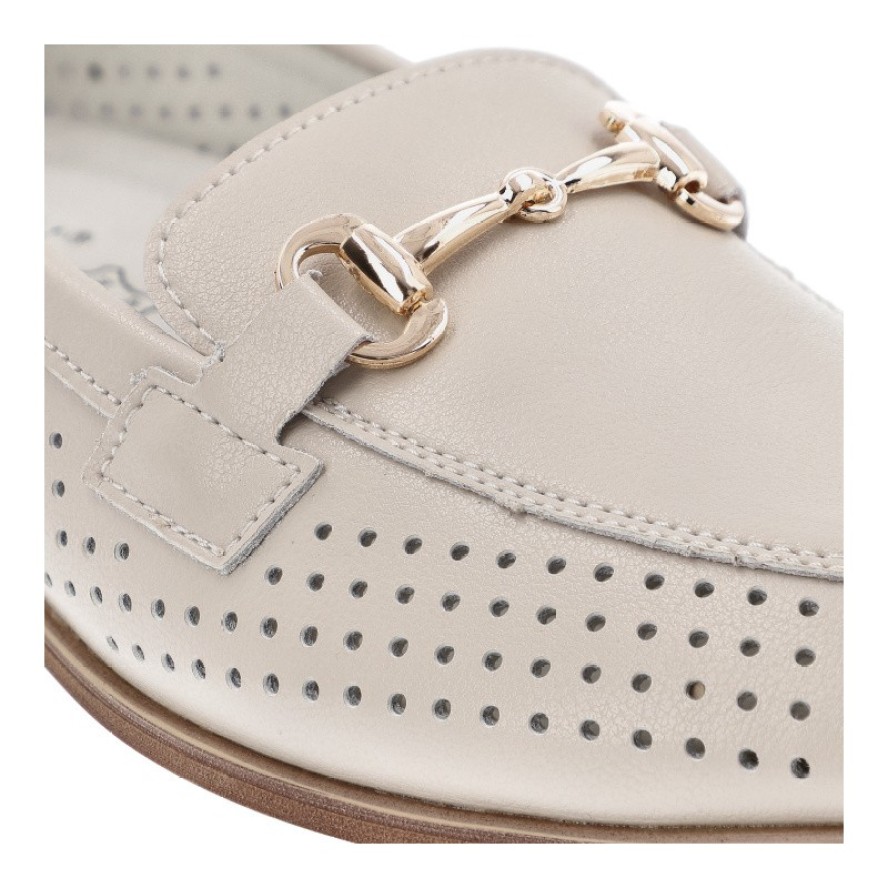 Beżowe Półbuty S.Barski Obuwie Damskie Na Obcasie