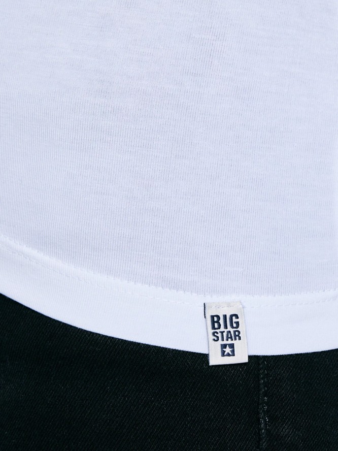 Bluzka damska z bawełny supima biała Supiclassicala 101