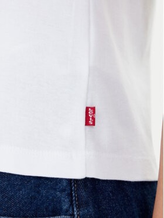 Levi's® T-Shirt Rickie 001Z9-0007 Biały Slim Fit