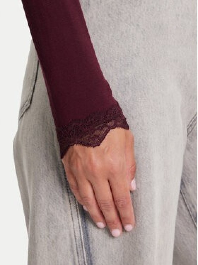 Vero Moda Bluzka 10295141 Fioletowy Slim Fit