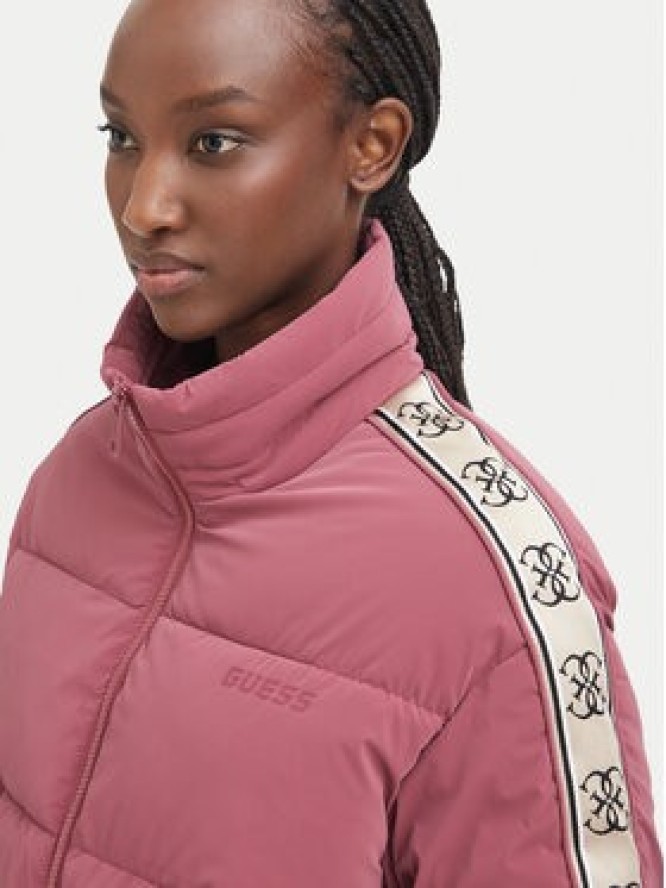 Guess Kurtka zimowa V5BL11 WGYC2 Różowy ciemny Regular Fit