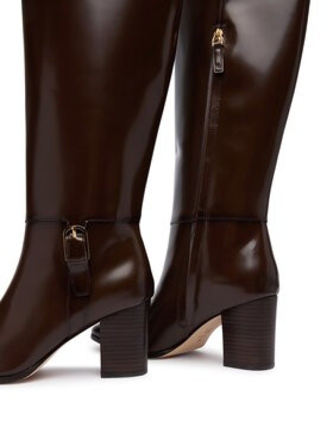LAUREN RALPH LAUREN Kozaki Rlyn Bk T Hl Bo Tal 802P12879002 Brązowy ciemny