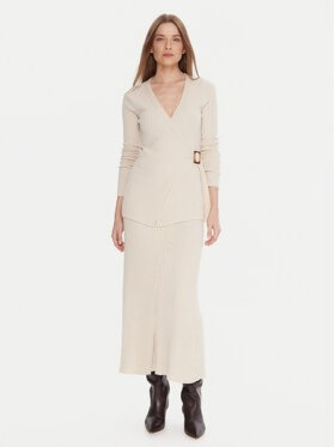 Kontatto Kardigan 3M0954C Écru Slim Fit