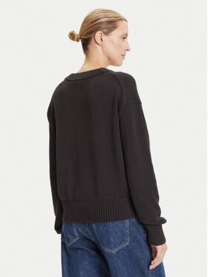 Calvin Klein Jeans Sweter LV047D352G Czarny Regular Fit