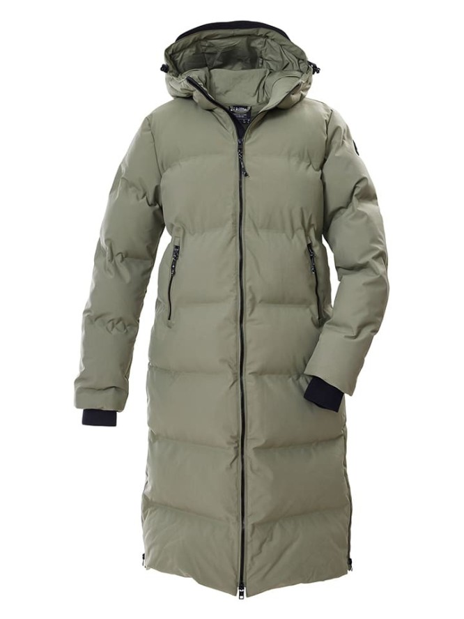 Killtec Płaszcz zimowy w kolorze szarozielonym rozmiar: 36