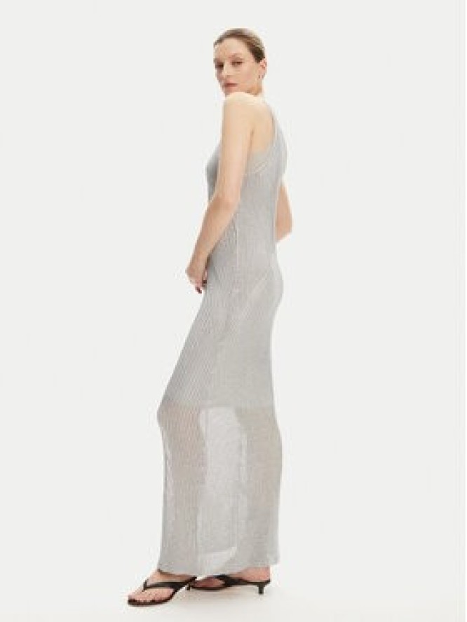 PINKO Sukienka dzianinowa Nelson 105146 A2LO Szary Regular Fit