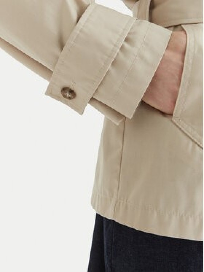 Calvin Klein Trencz LV044B540G Beżowy Regular Fit