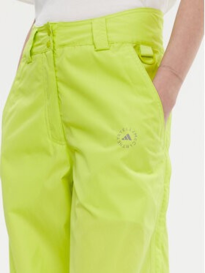 adidas by Stella McCartney Spodnie dresowe Woven JG5783 Zielony Loose Fit