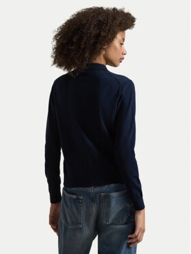 Polo Ralph Lauren Kardigan 211972110502 Granatowy Slim Fit