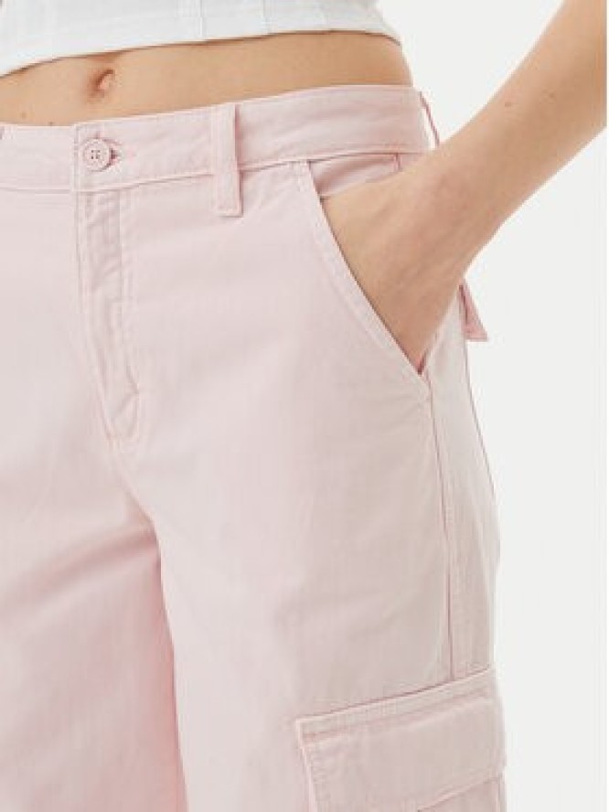 Guess Jeans Jeansy W4YB61 WGCV1 Różowy Straight Leg