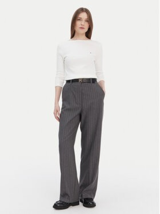 Tommy Hilfiger Bluzka New Cody WW0WW40589 Écru Slim Fit