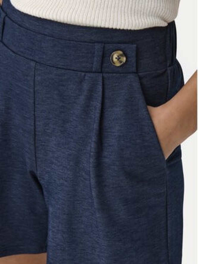 JDY Szorty materiałowe Birdie Geggo 15320995 Granatowy Regular Fit