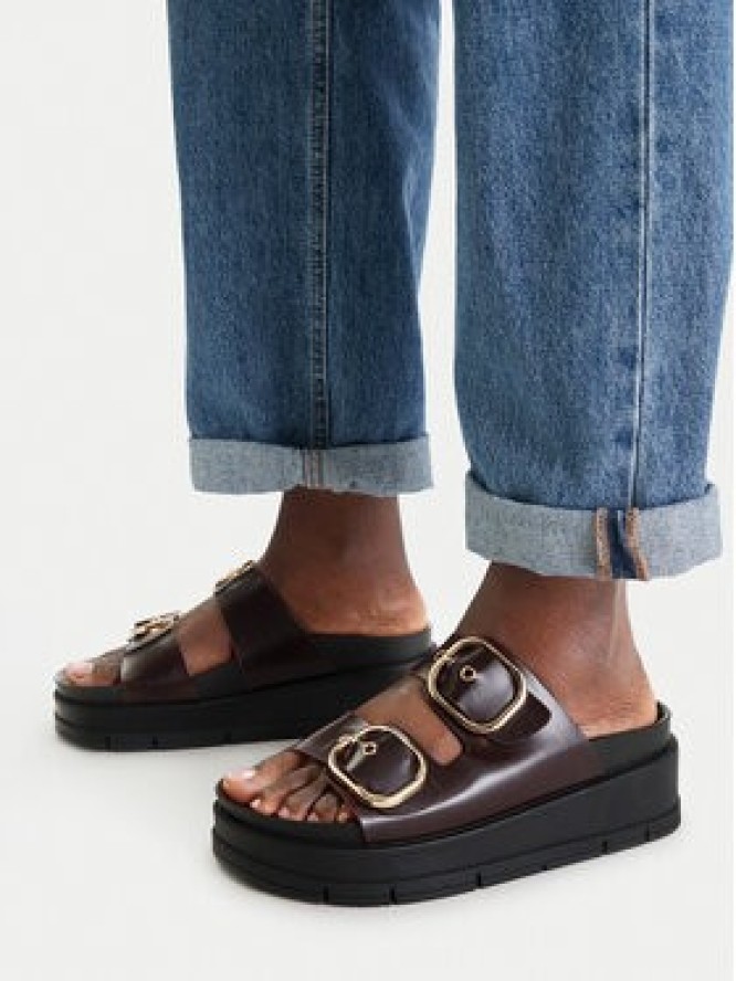 DeeZee Klapki CEO-HY62273-2 Bordowy