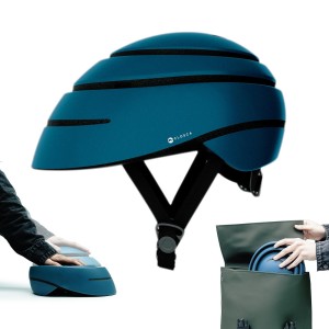 Kask rowerowy i hulajnogowy. Składany kask miejski
