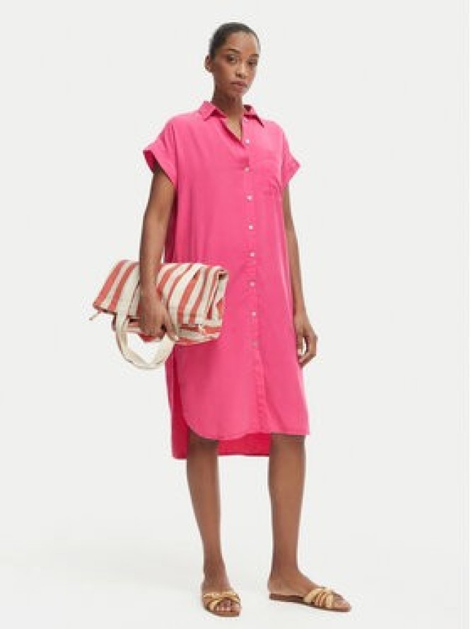 Iconique Sukienka koszulowa Quinn IC26-060 Różowy ciemny Relaxed Fit