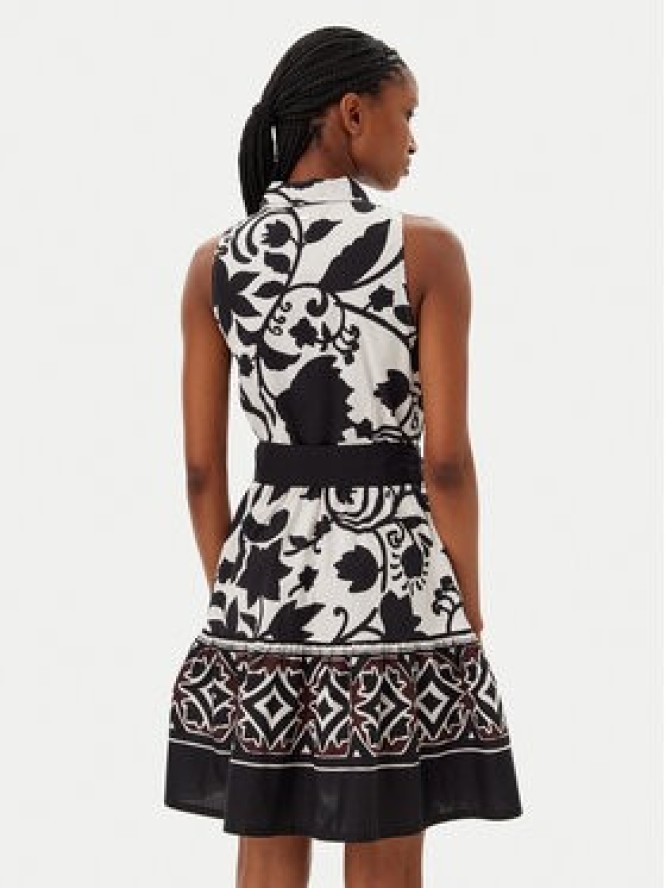 Gaudi Sukienka koszulowa 511FD15022 Czarny Regular Fit