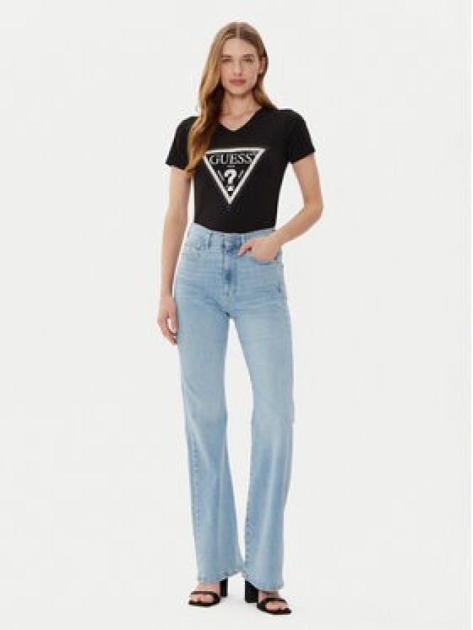 Guess T-Shirt W5RI21 J1314 Czarny Regular Fit