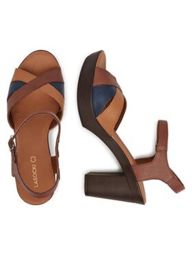 Lasocki Sandały EST-2025N-16 Brązowy