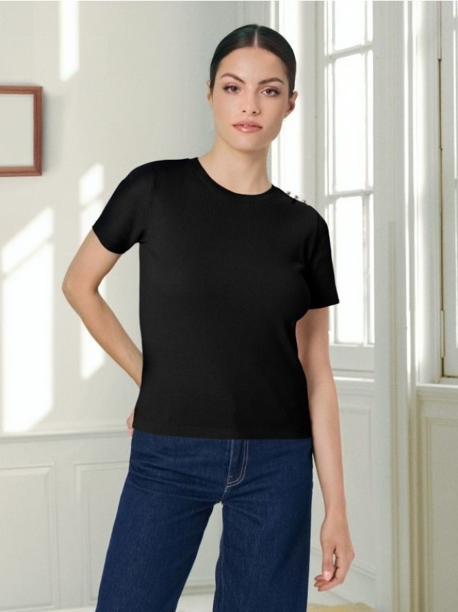 Koszulka z krótkim rękawem - czarny