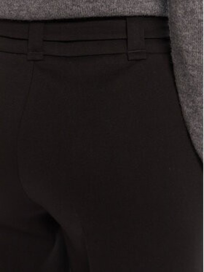 TWINSET Spodnie materiałowe 252TP2602 Czarny Flare Fit