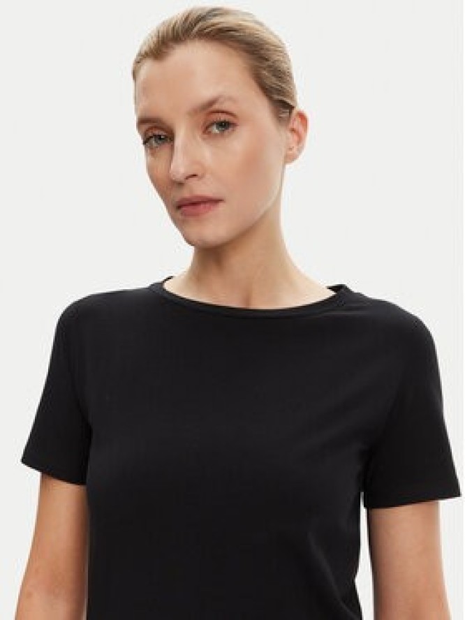 Weekend Max Mara T-Shirt Multib 2525976011 Czarny Regular Fit