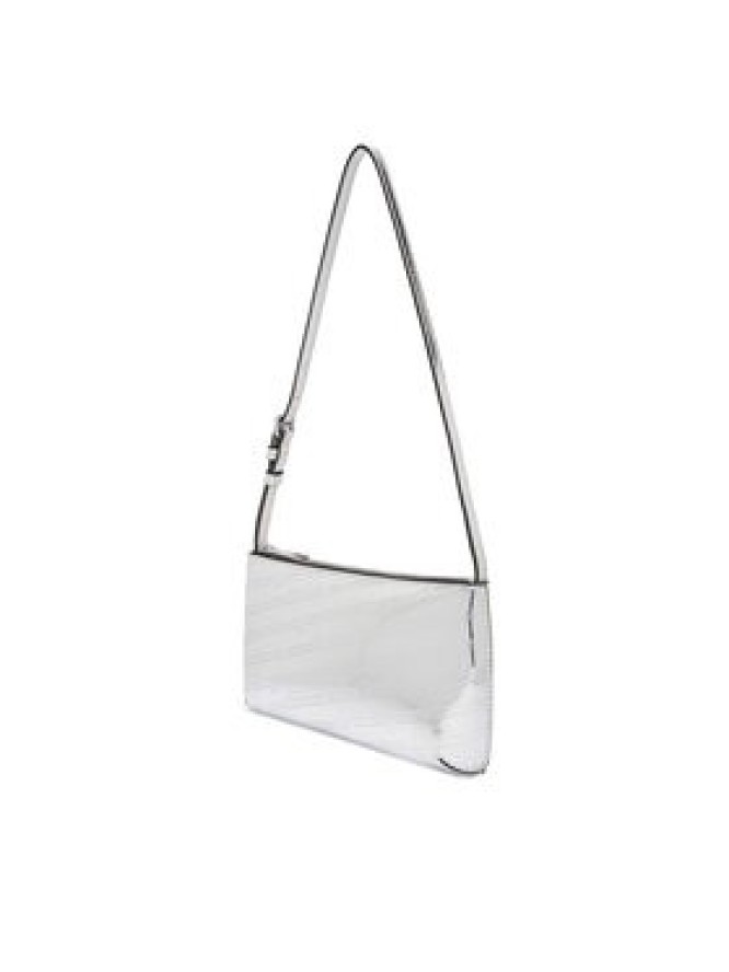 Tommy Jeans Torebka Tjw Must Metallic Shoulder Bag AW0AW18009 Srebrny