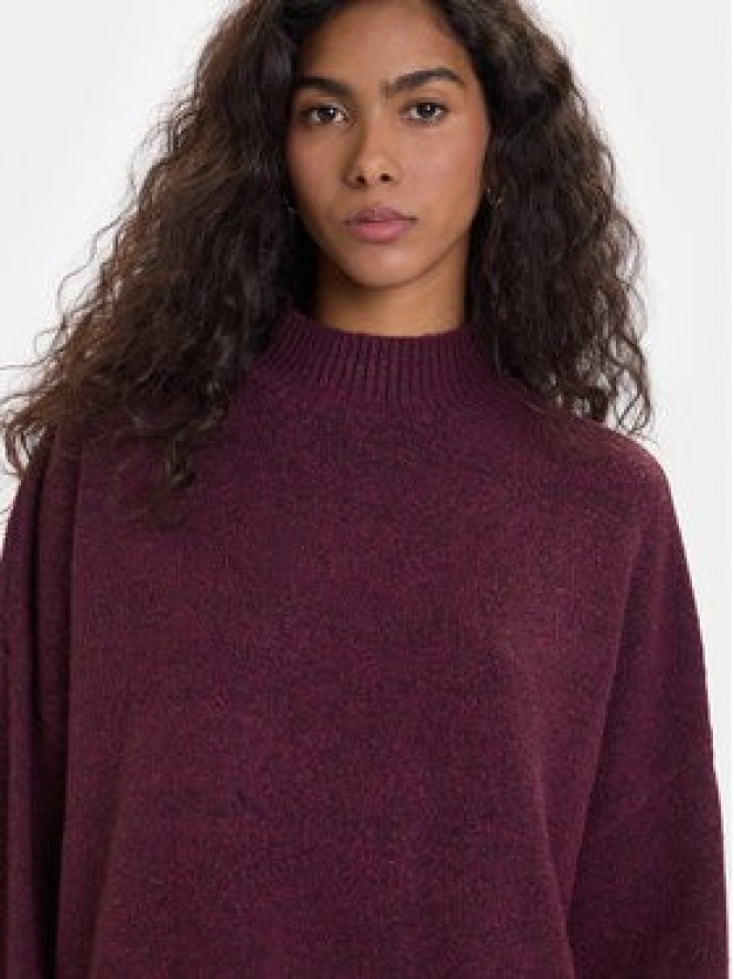 Vero Moda Sweter Plaza 10290784 Fioletowy Loose Fit